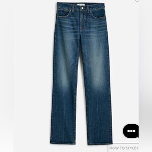 Women Madewell Longline Straight Jean